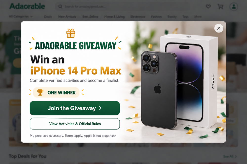iPhone 14 Pro Max giveaway
