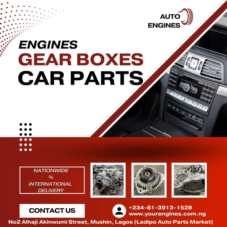 Reliable Tokunbo Engines, Gearboxes and Parts – Available Now! (Call 08139131528)