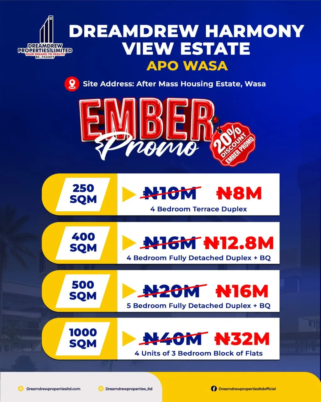 FCDA C of O Approved Estate at Apo Wasa – Limited-Time Promo Prices (Call 07072842499)