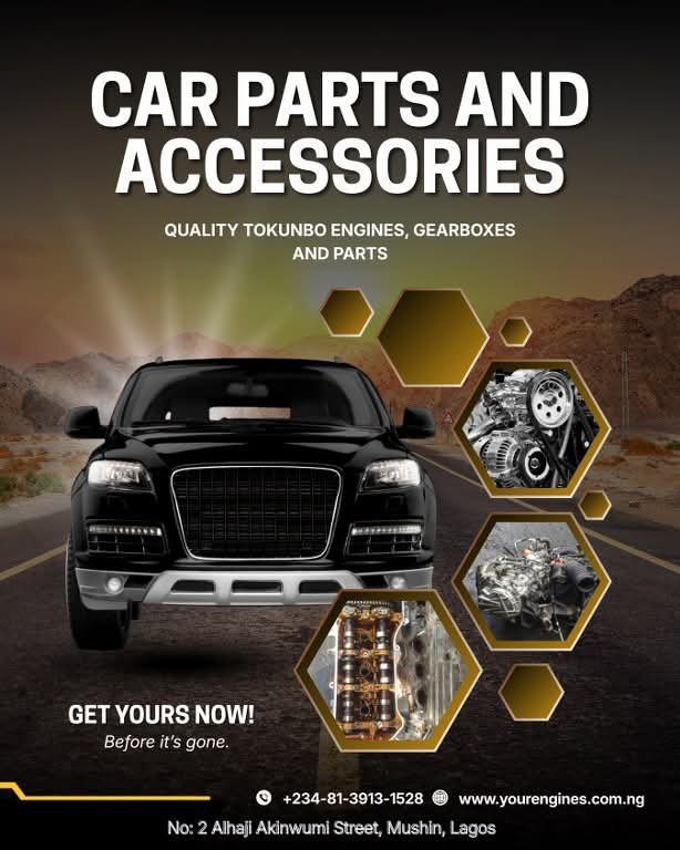 Reliable Tokunbo Engines, Gearboxes and Parts – Available Now! (Call 08139131528)