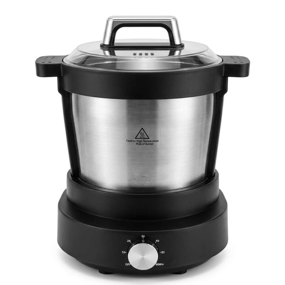 6L Large Capacity African FUFU Machine, Cassava Maker, Heating Paste Maker, Curry Sauce Maker